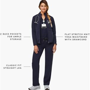 FIGS Livingston Basic Scrub Pants, Classic Straight Leg Fit - Size XXL